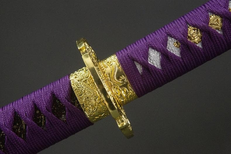 紫川太刀 日本刀 模造刀 居合刀 武士道 武蔵 鑑賞用 手鍛造打