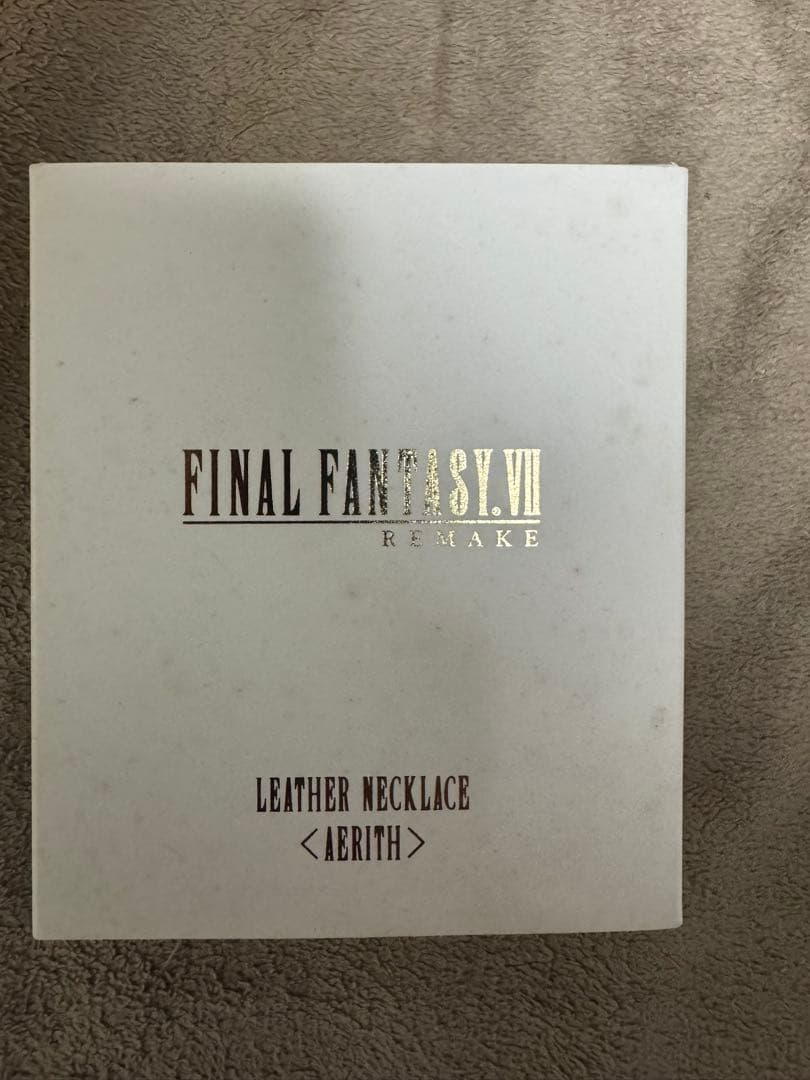 ファイナルファンタジーⅦ リメイクレザーネックレス　エアリス　チョーカー　公式