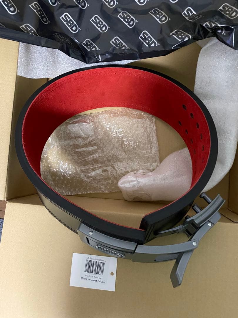 SBD トレーニングパワーベルト BE002-001-M