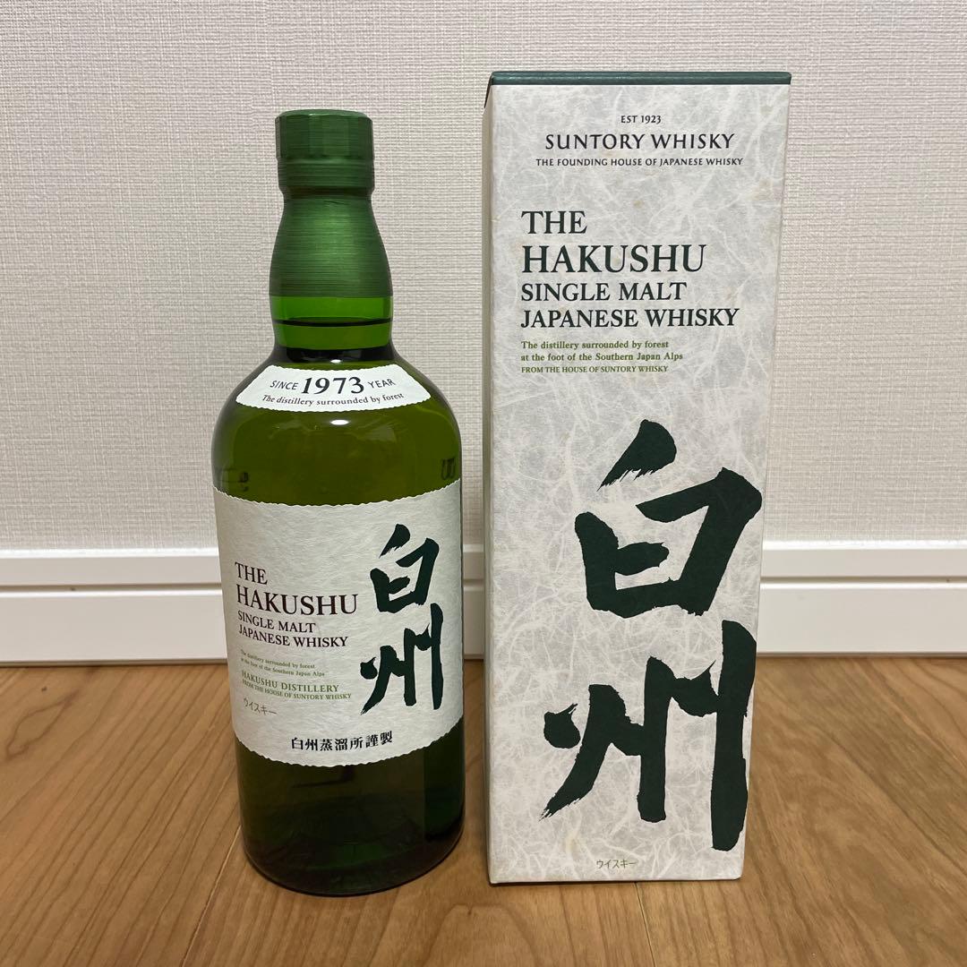 期間限定値下 サントリー シングルモルトウイスキー 白州 700ml 化粧箱付