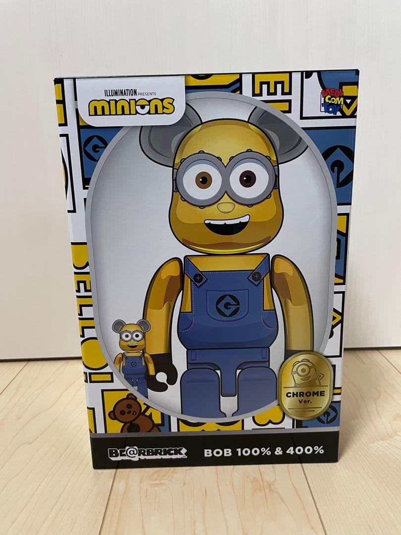 ベアブリック bear brick ミニオン ボブ　100% & 400%