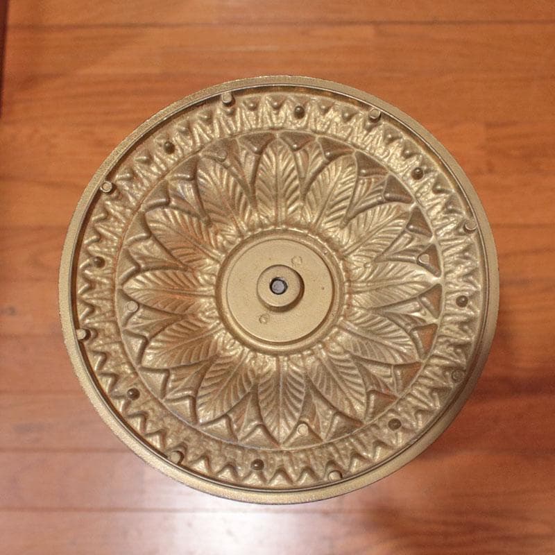 ゴールド 喫煙台 アッシュトレイ 灰皿 高さ69cm 222-1208