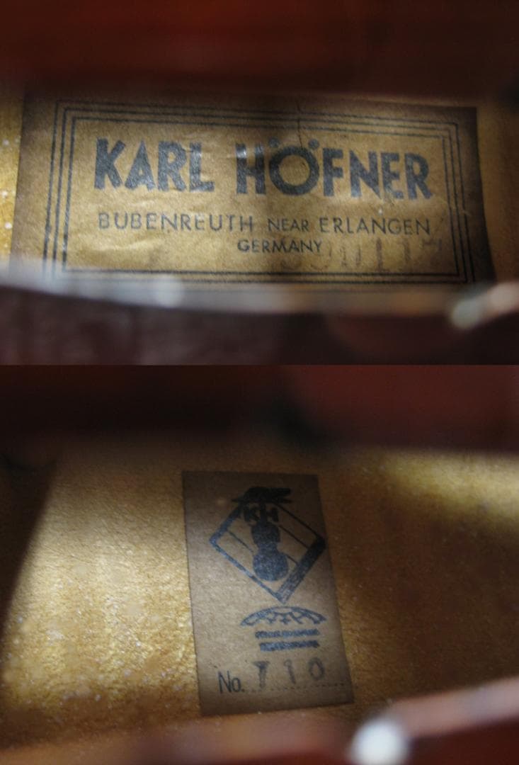 【美艶良彩】 ドイツ製 カールヘフナー 15.5インチ ビオラ 付属品セット