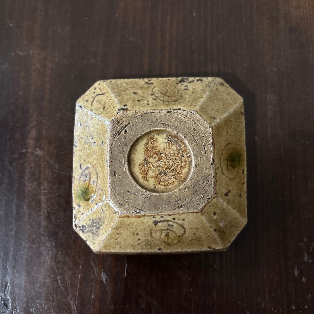 時代黄瀬戸小皿　5点　豆皿　美濃　瀬戸　酒盃　骨董　アンティーク　古道具　李朝