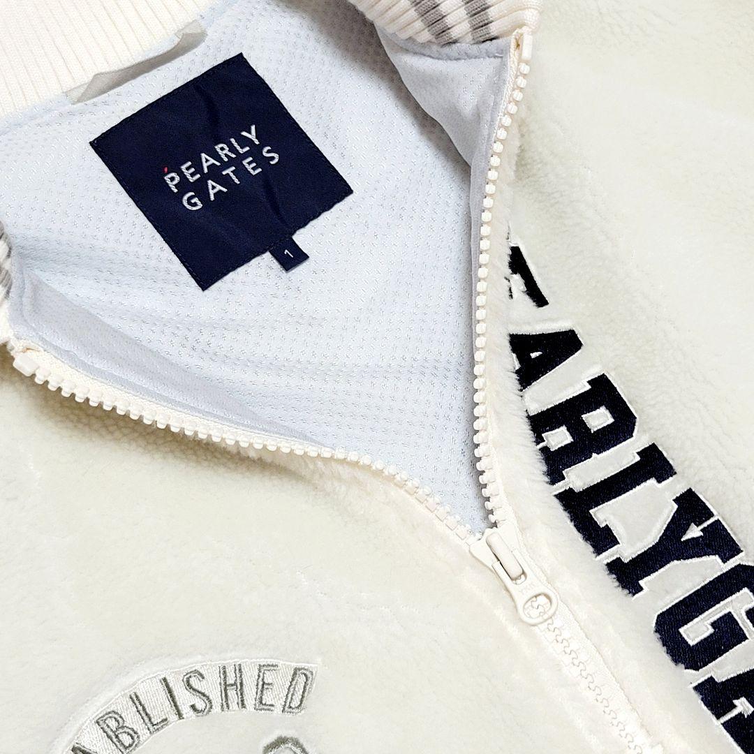 【PEARLY GATES/パーリーゲイツ】カレッジロゴボアジップブルゾン