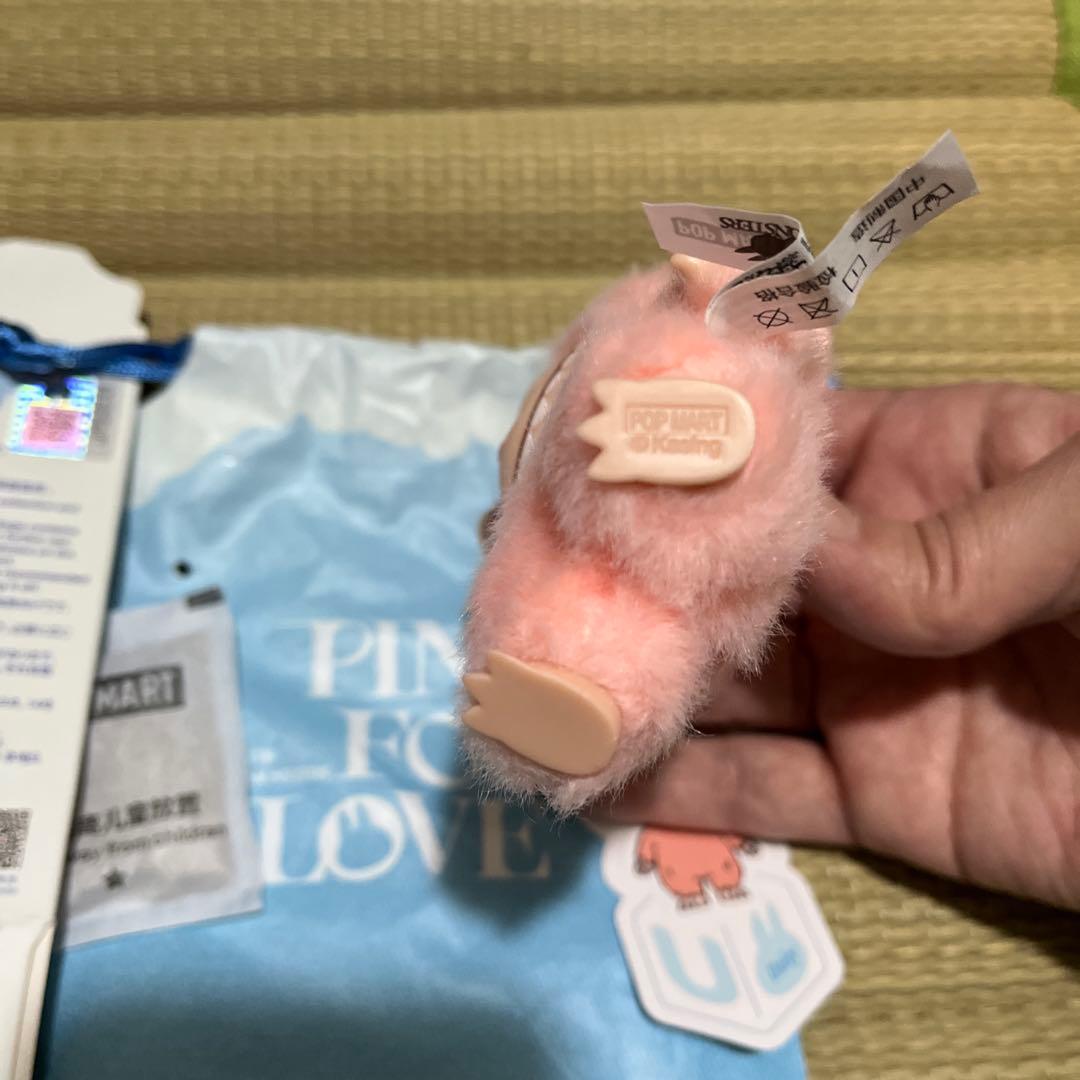 正規品❤️ミニラブブカスタムデコ イニシャルラブブ(キュンキュン♡豹柄ウルフ)