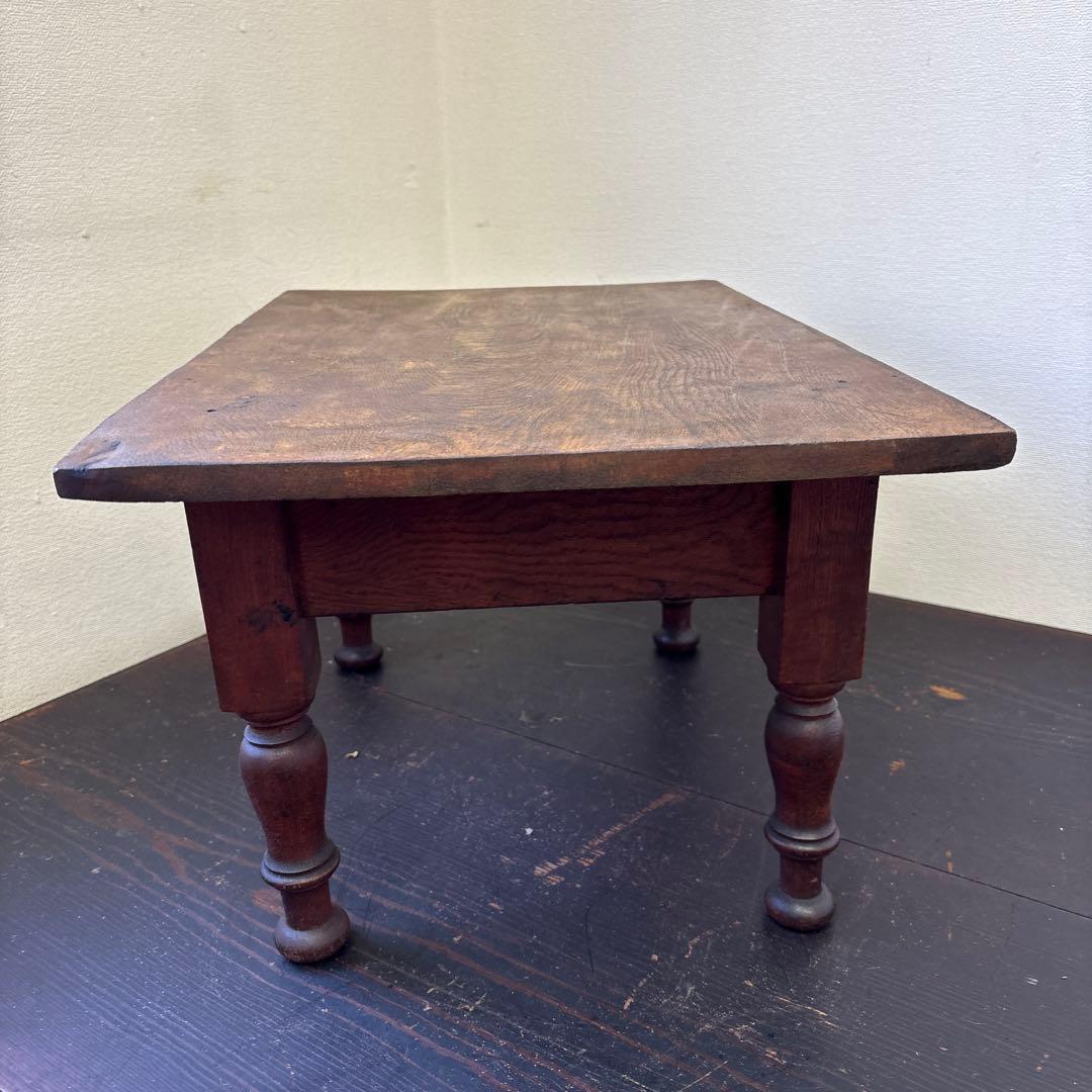 昭和レトロ 文机 小引き出し1杯｜古家具 ローテーブル 飾り台 無垢材