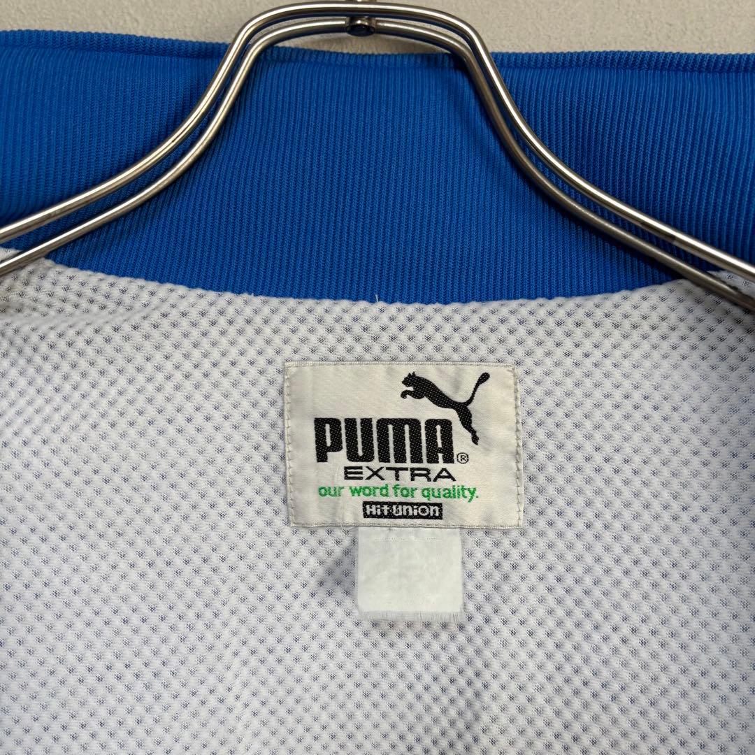 青黒 PUMA プーマ ヤマハ ジュビロ磐JUBILO ナイロンジャケット ML