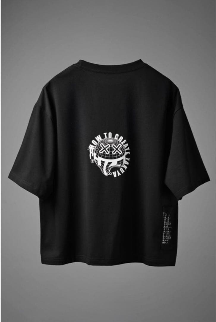 TAKUYA∞の創り方　ハーモニカ クロップドTシャツ/ブラック