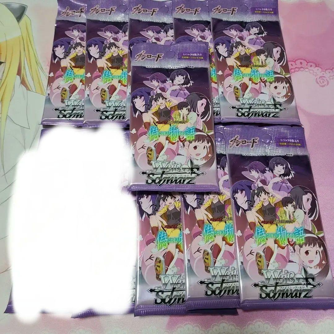 【絶版】 偽物語 ヴァイスシュヴァルツ 9パック