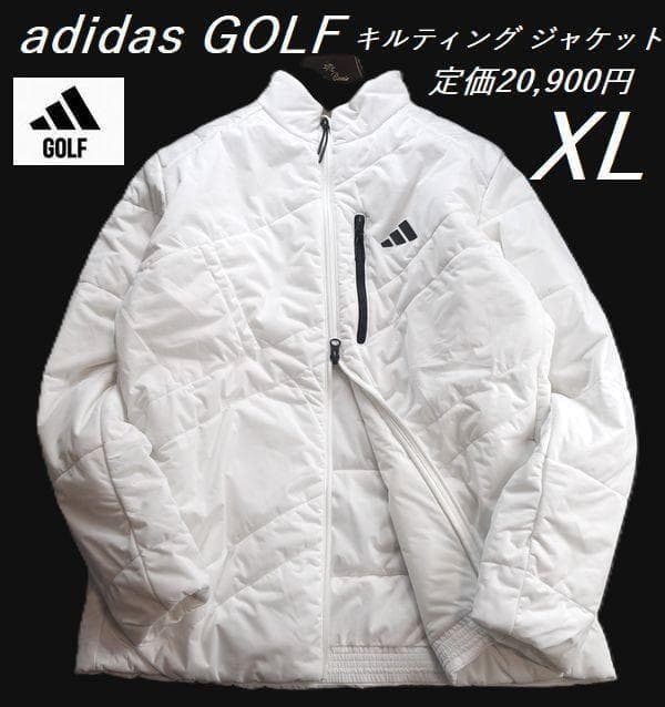 3新品XL アディダス ゴルフ 保温 中綿 キルティング ジャケットHG8291