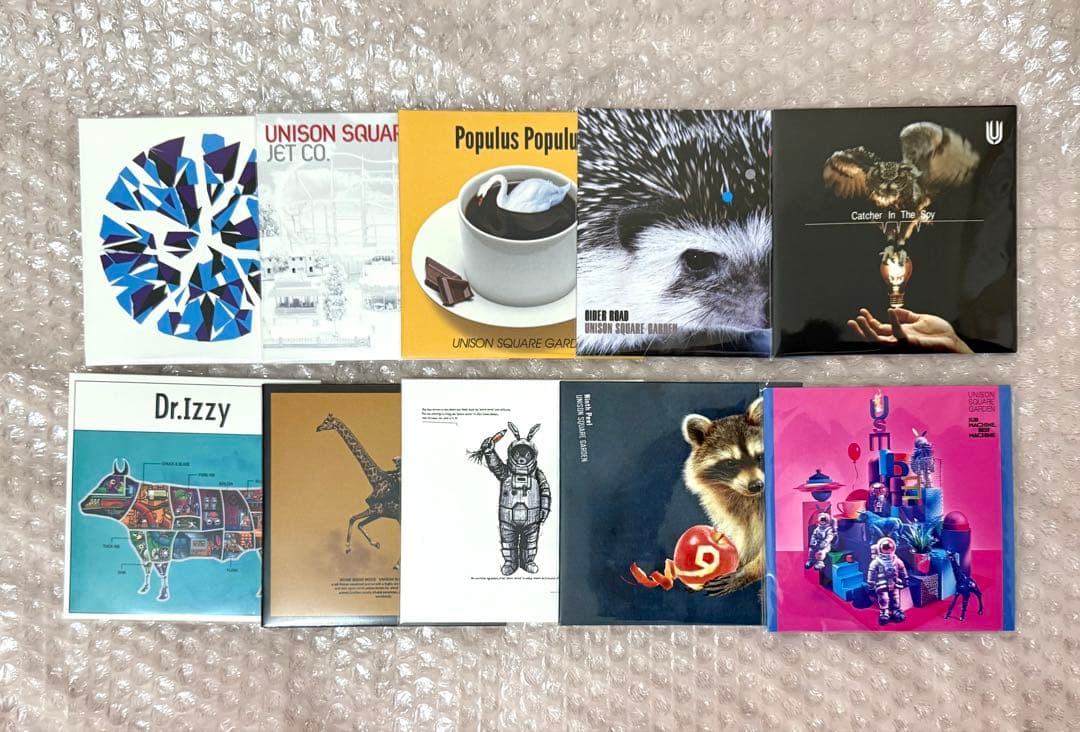 UNISON SQUARE GARDEN レコード型コースター