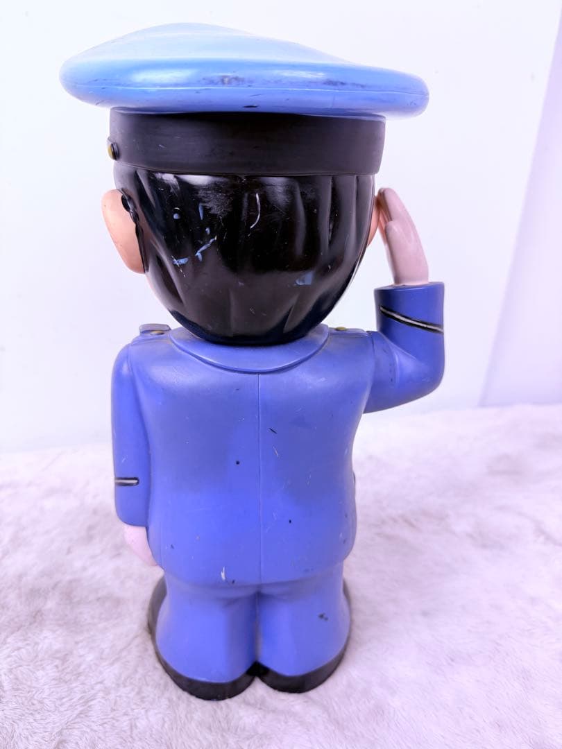 激レア！ 37cm 埼玉県警察 警察官 婦人警官 2体セットおまわりさん人形