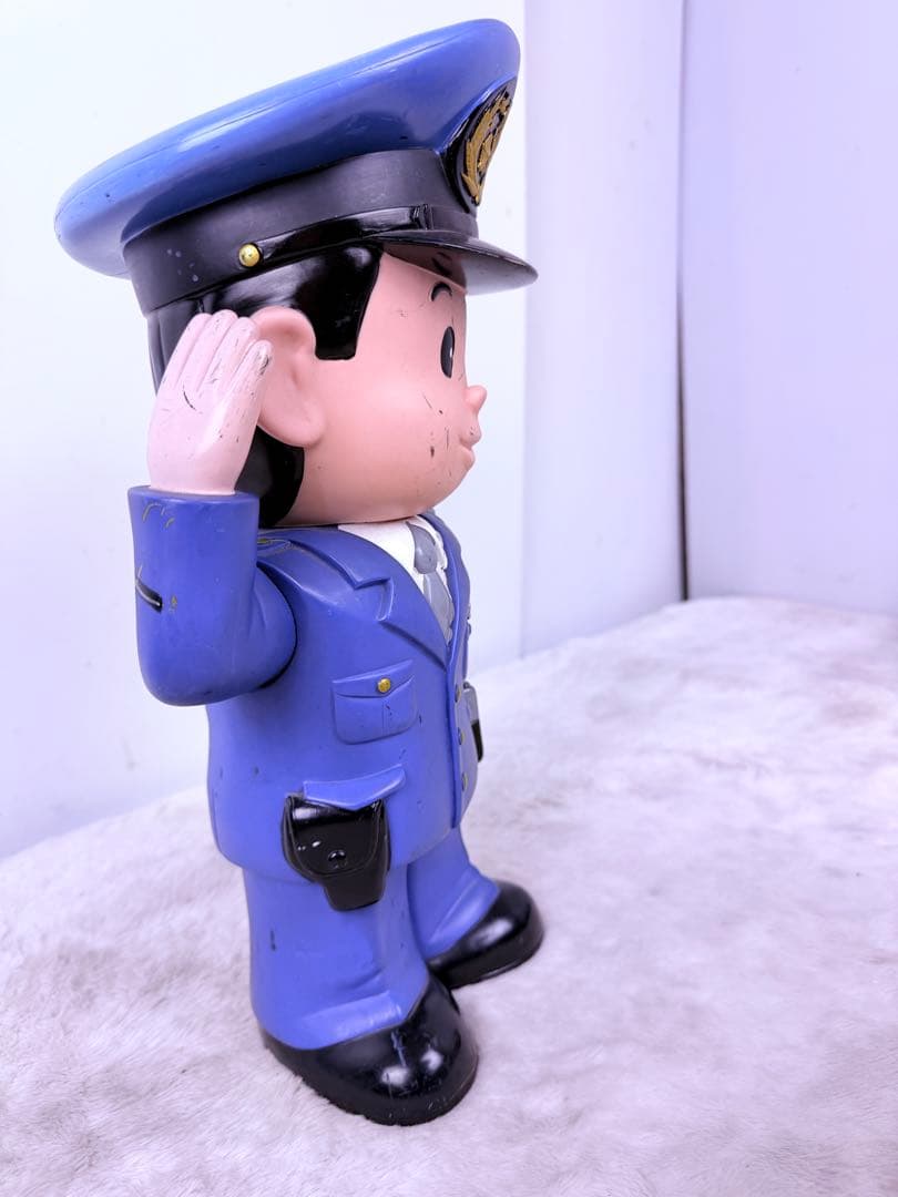 激レア！ 37cm 埼玉県警察 警察官 婦人警官 2体セットおまわりさん人形