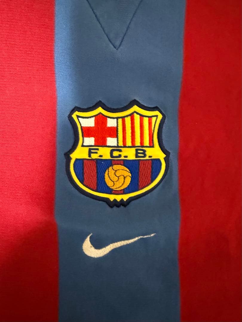【ヴィンテージ】FCバルセロナ 00-01ホーム Nike正規品 Mサイズ