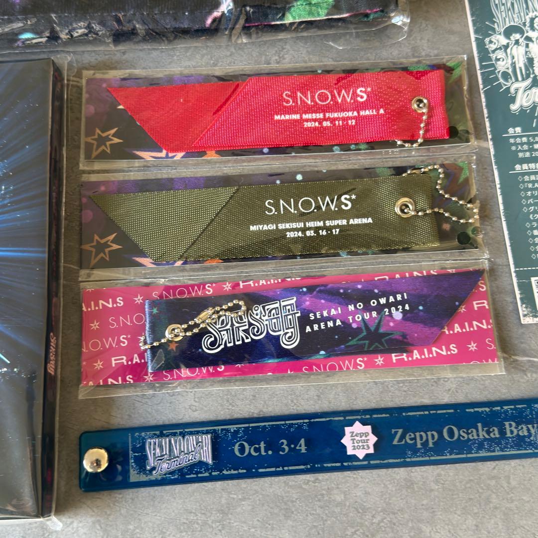 SEKAI NO OWARIアリーナツアー2024 Zeppツアー2023