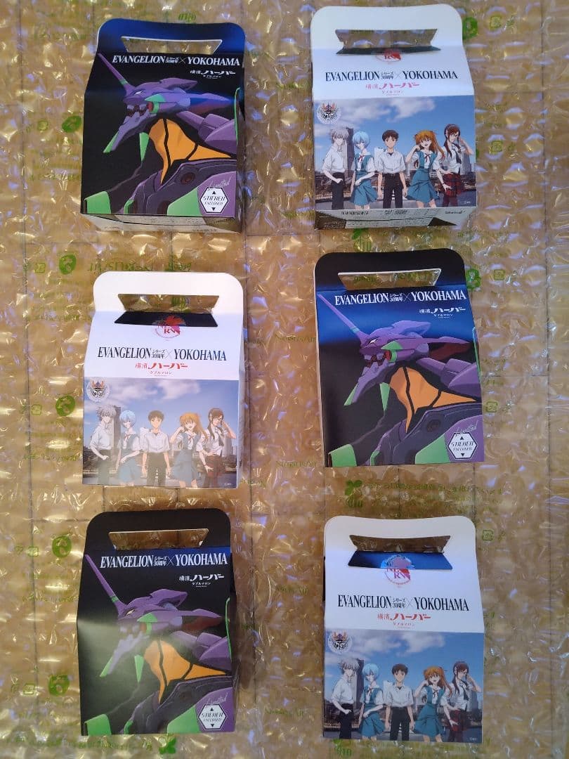 エヴァンゲリオン YOKOHAMA ボックスパッケージ 6個セット