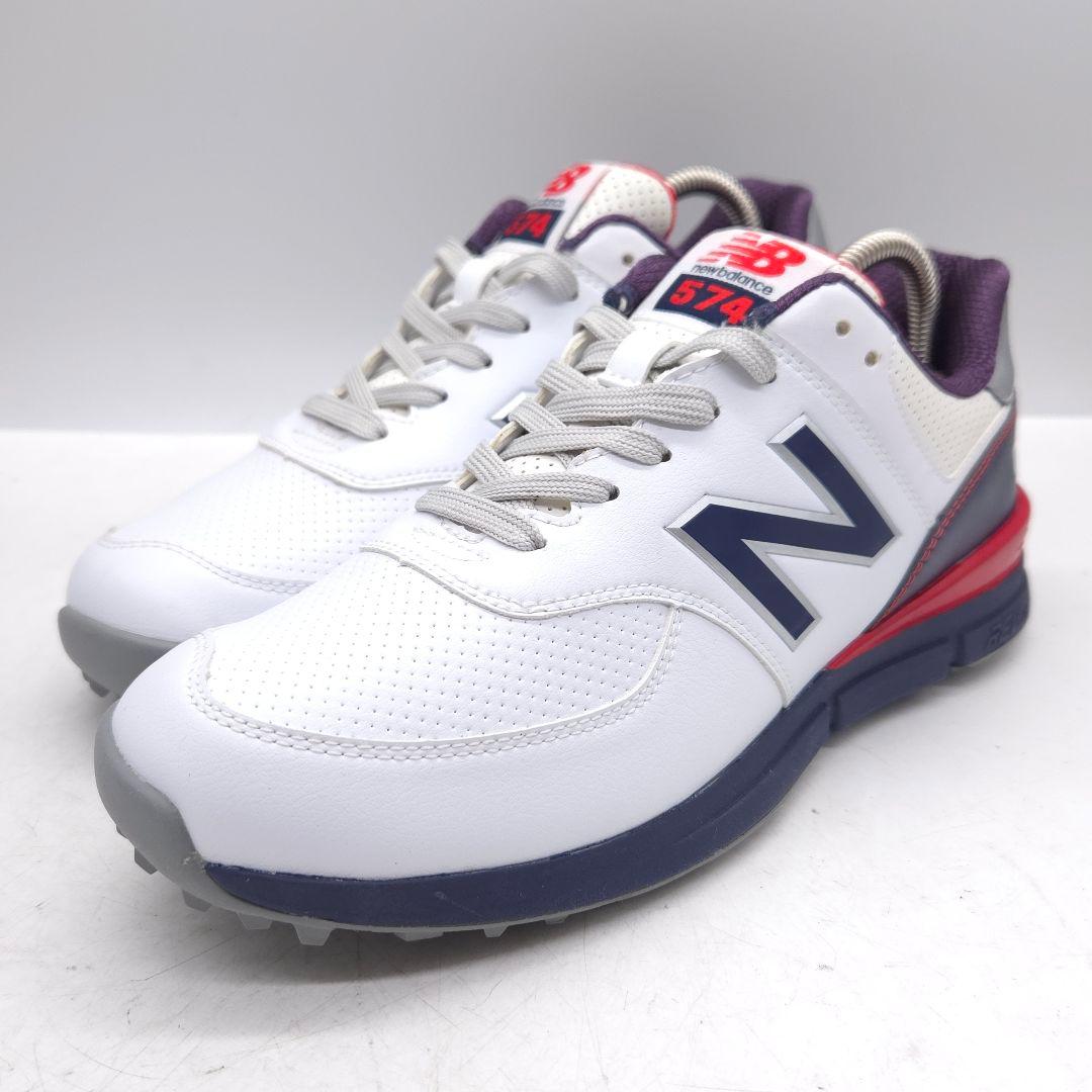 美品 new balance ニューバランス ゴルフシューズ スニーカー