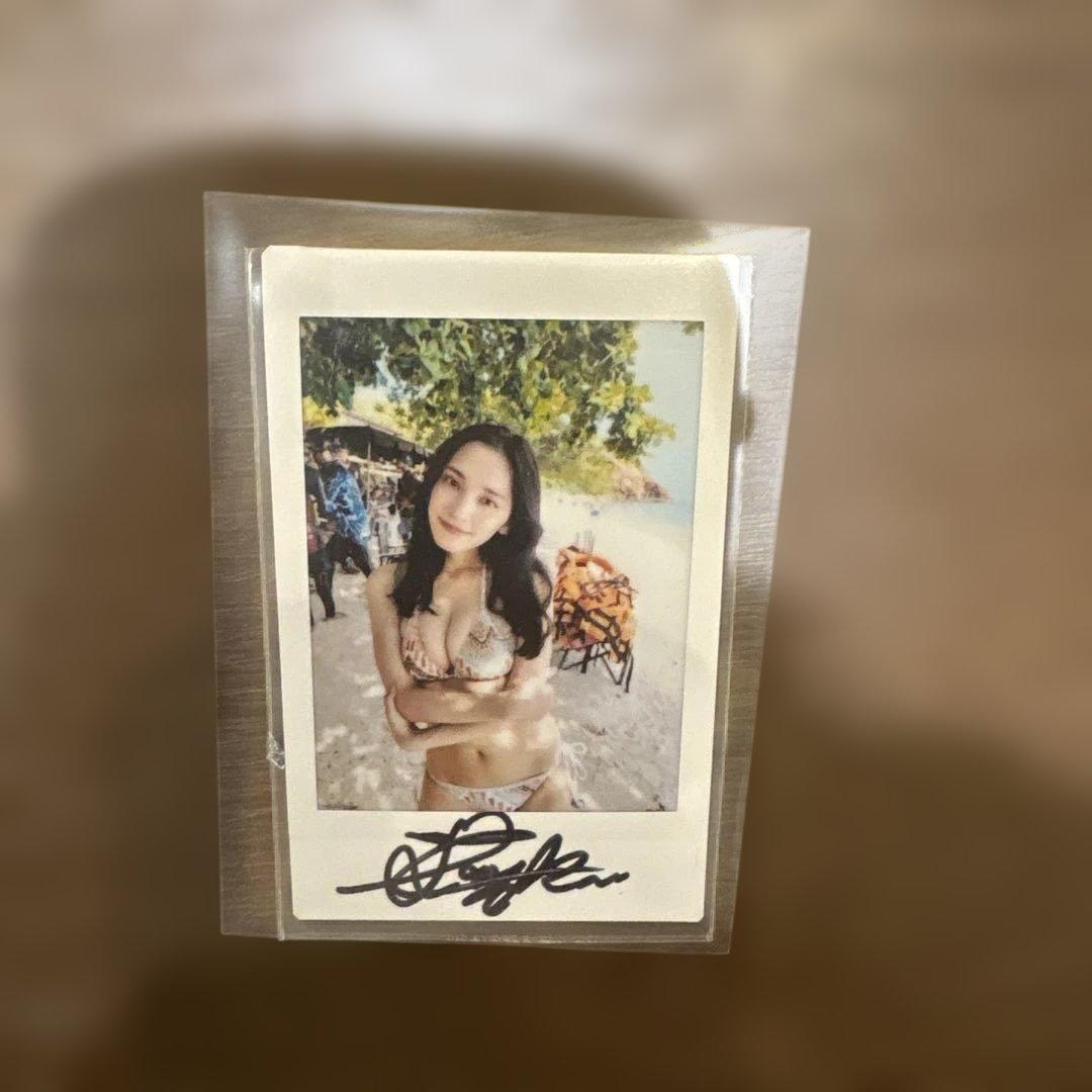 都丸紗也華　直筆サイン入りチェキ