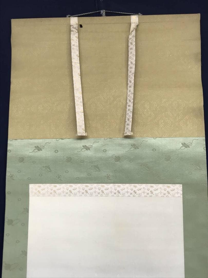 【真作】来象/観音図/雲上観音図/掛軸/名家伝来/AC-643