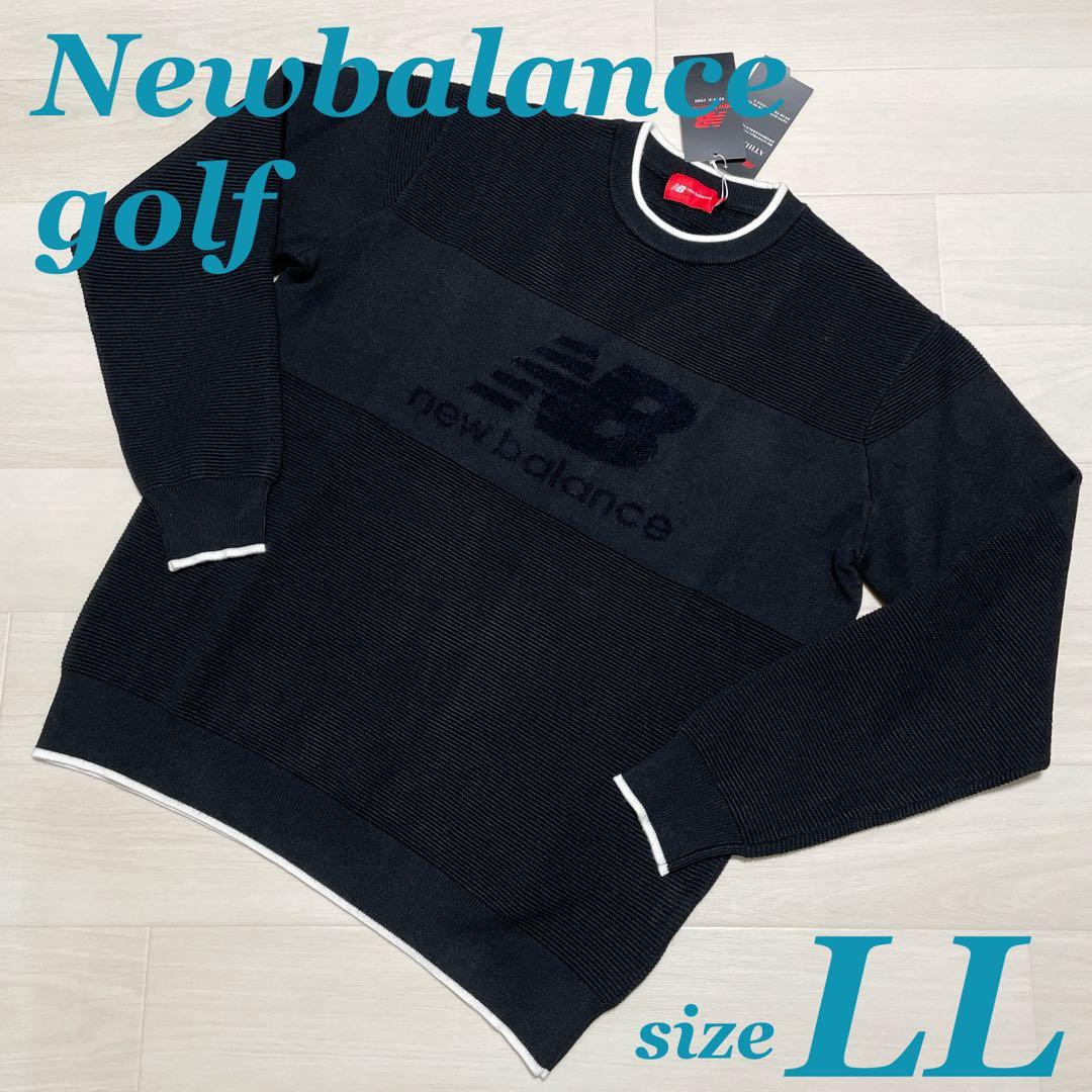 りん ニューバランス ゴルフ クルーネック プルオーバー メンズ ニット