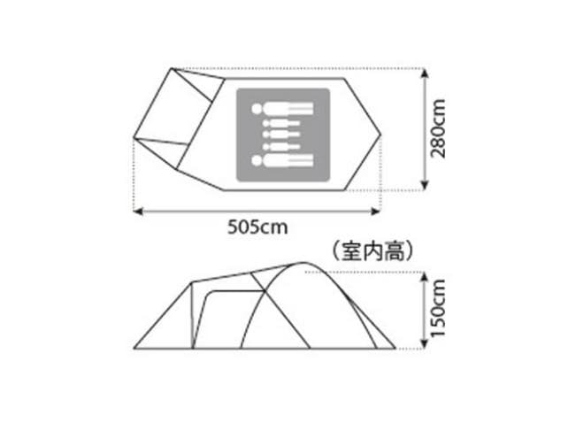 スノーピーク　アメニティードームM　テント