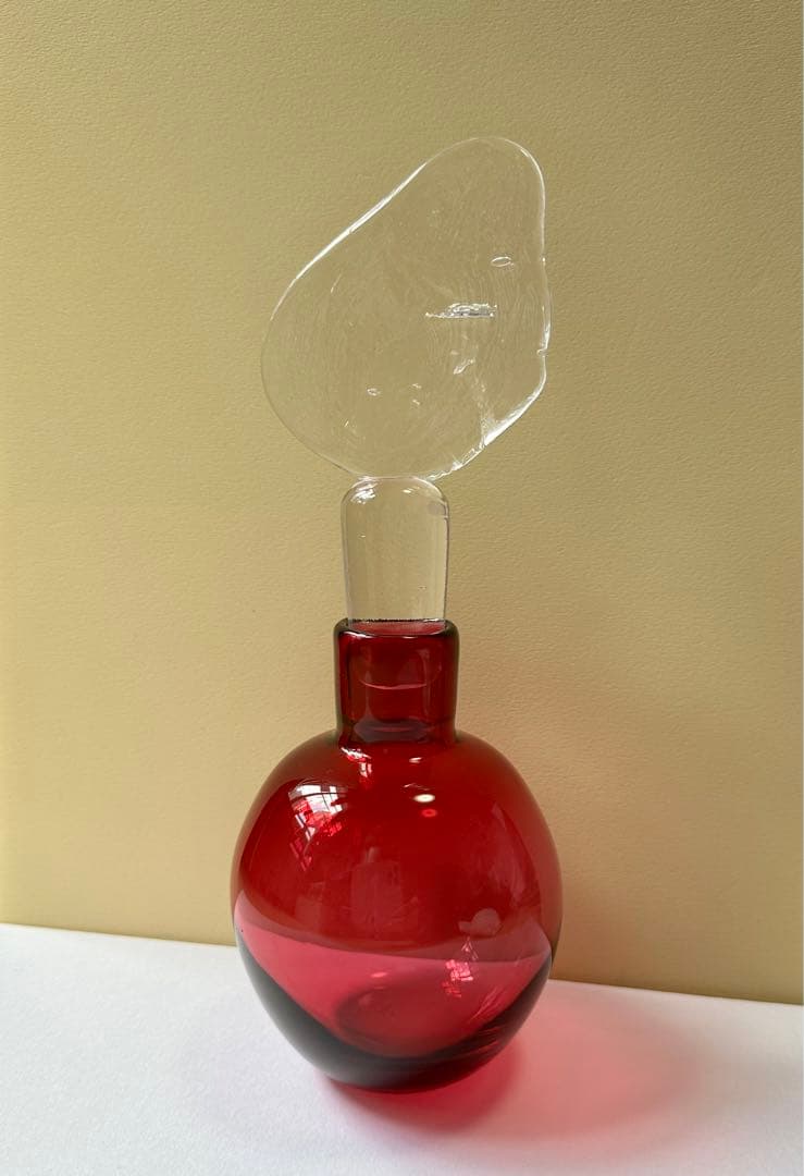 イイノナホ　ガラスオブジェ　小瓶　Cloudy candy