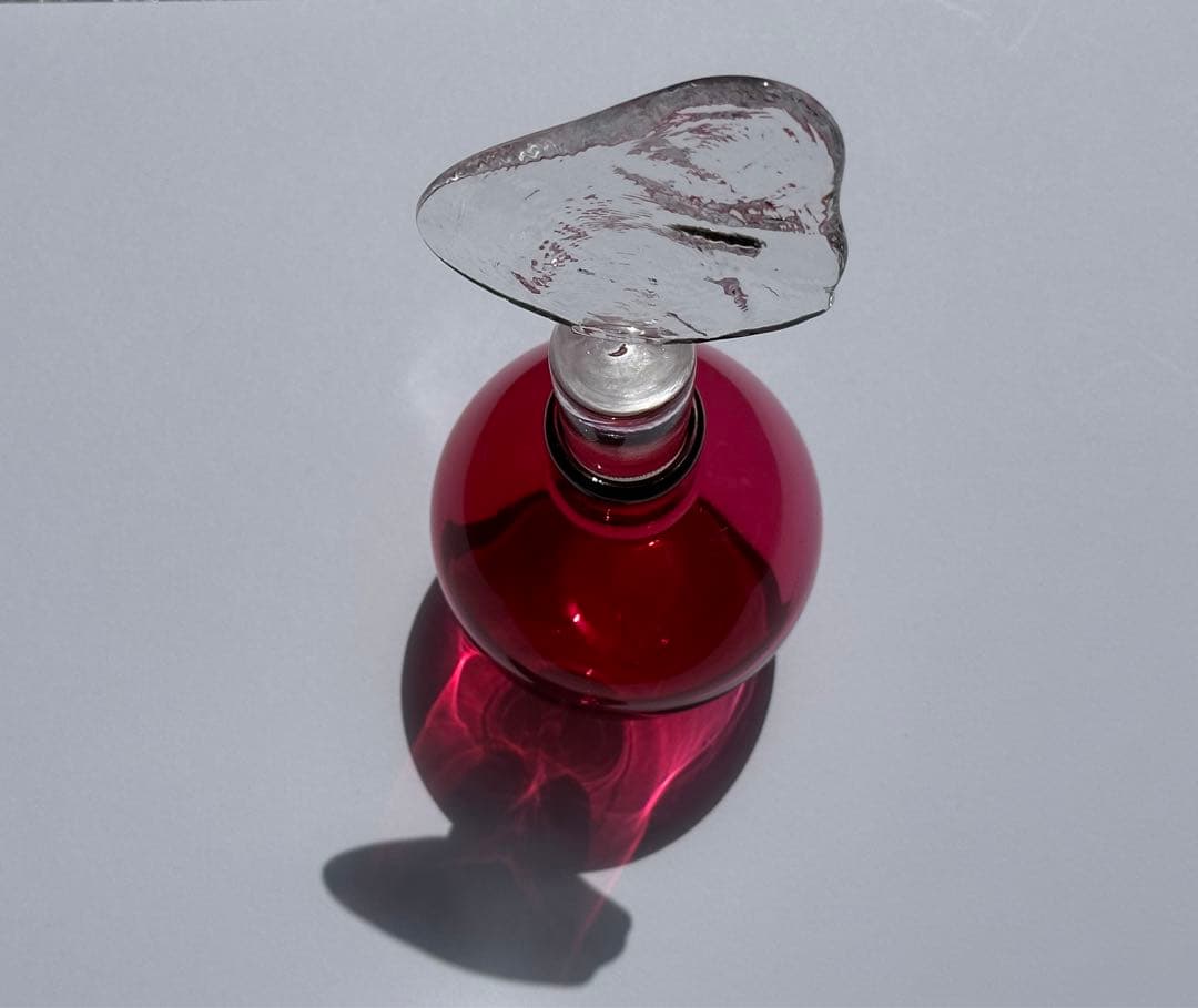 イイノナホ　ガラスオブジェ　小瓶　Cloudy candy