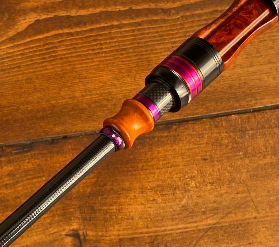 4ft11inch トラウトロッド　ベイトロッド　テレスコロッド　ウッドグリップ