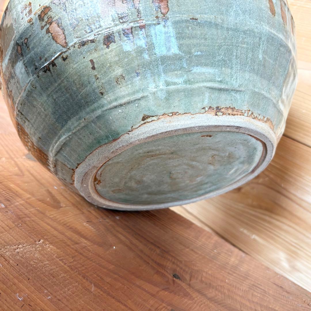 陶芸作品　壺形花器 高さ30cm 一点物　陶器　オブジェ　大型　芸術