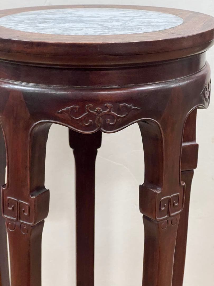 ［美品］花梨　花台　送料込み