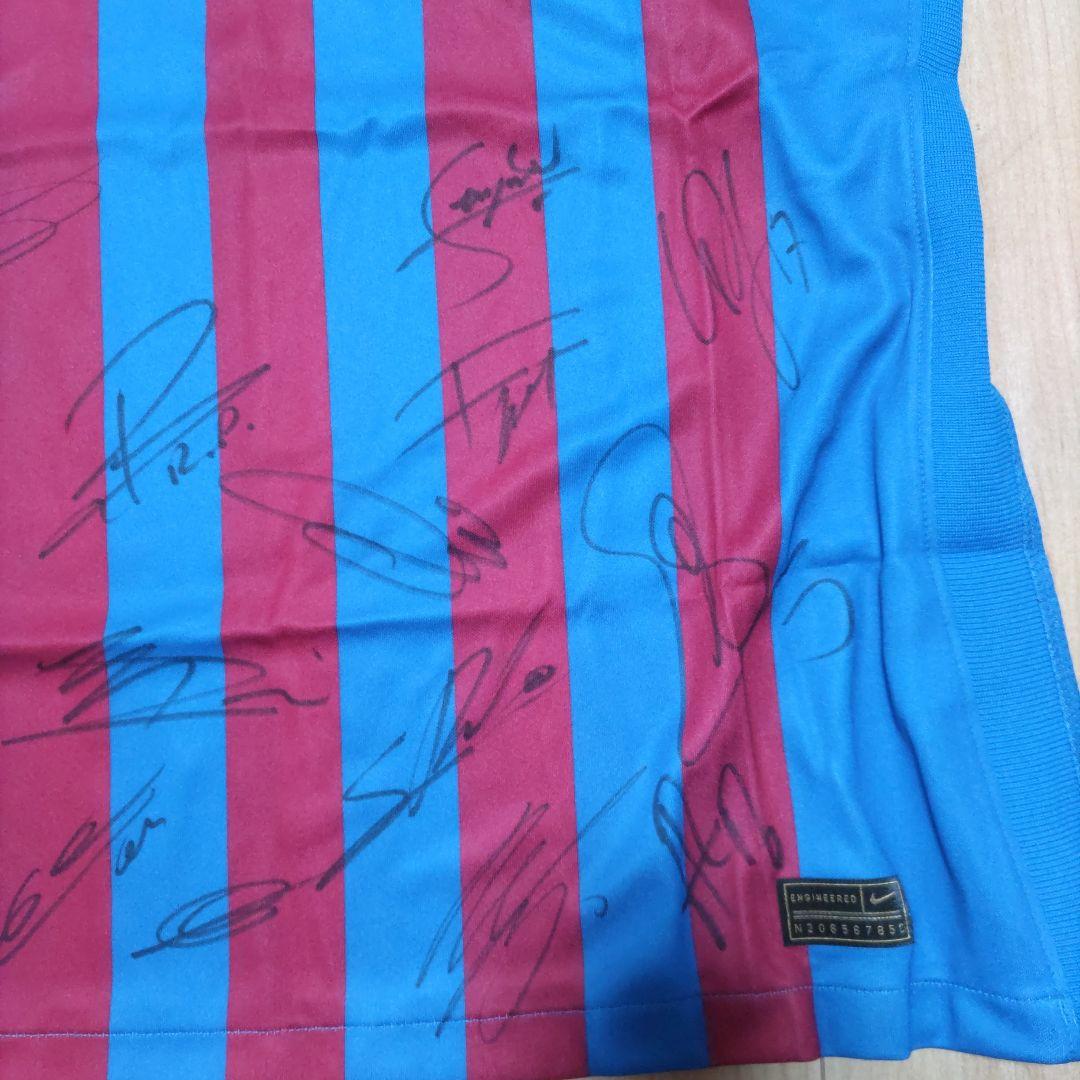 FCバルセロナ 1st team全選手サイン入りユニフォーム　楽天　抽選プレ