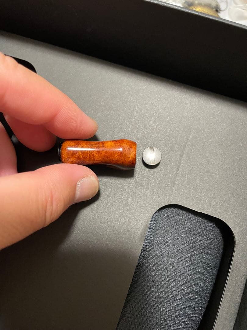 k*o様 わたらせ樹脂工房　花梨紅白スポルテッド　シマノ用　左巻き　実釣り未使用