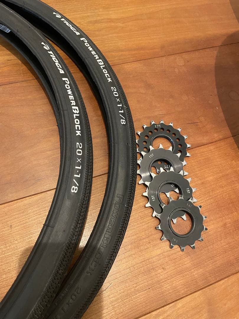 BMXホイールセット ANSWERアルミハブ TIOGAタイヤ キッズ 子供