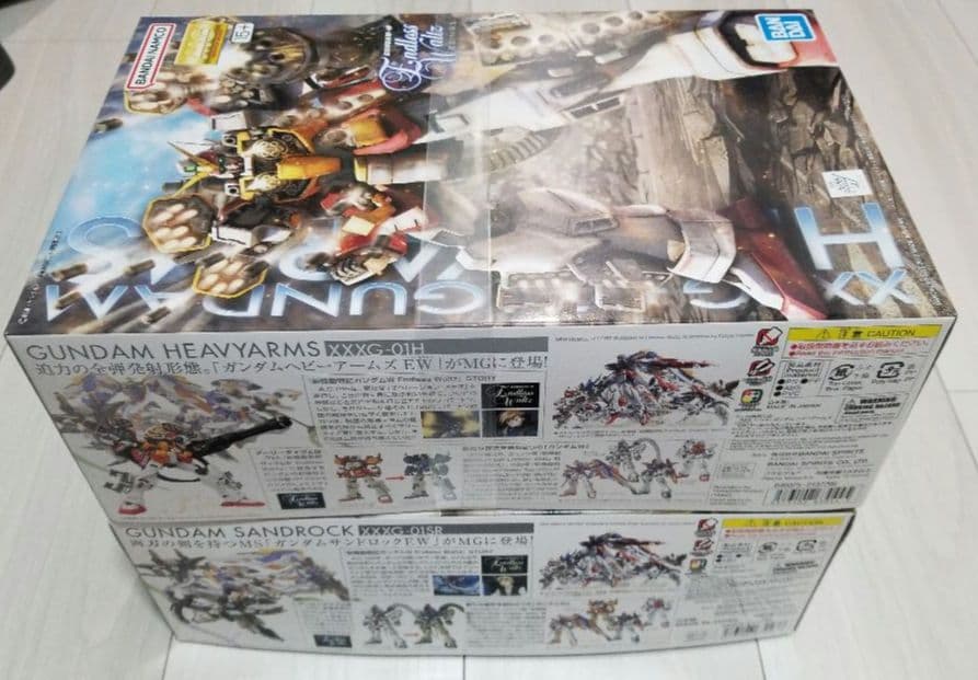 MG ガンダム ヘビーアームズEW & ガンダムサンドロックEW 2セット