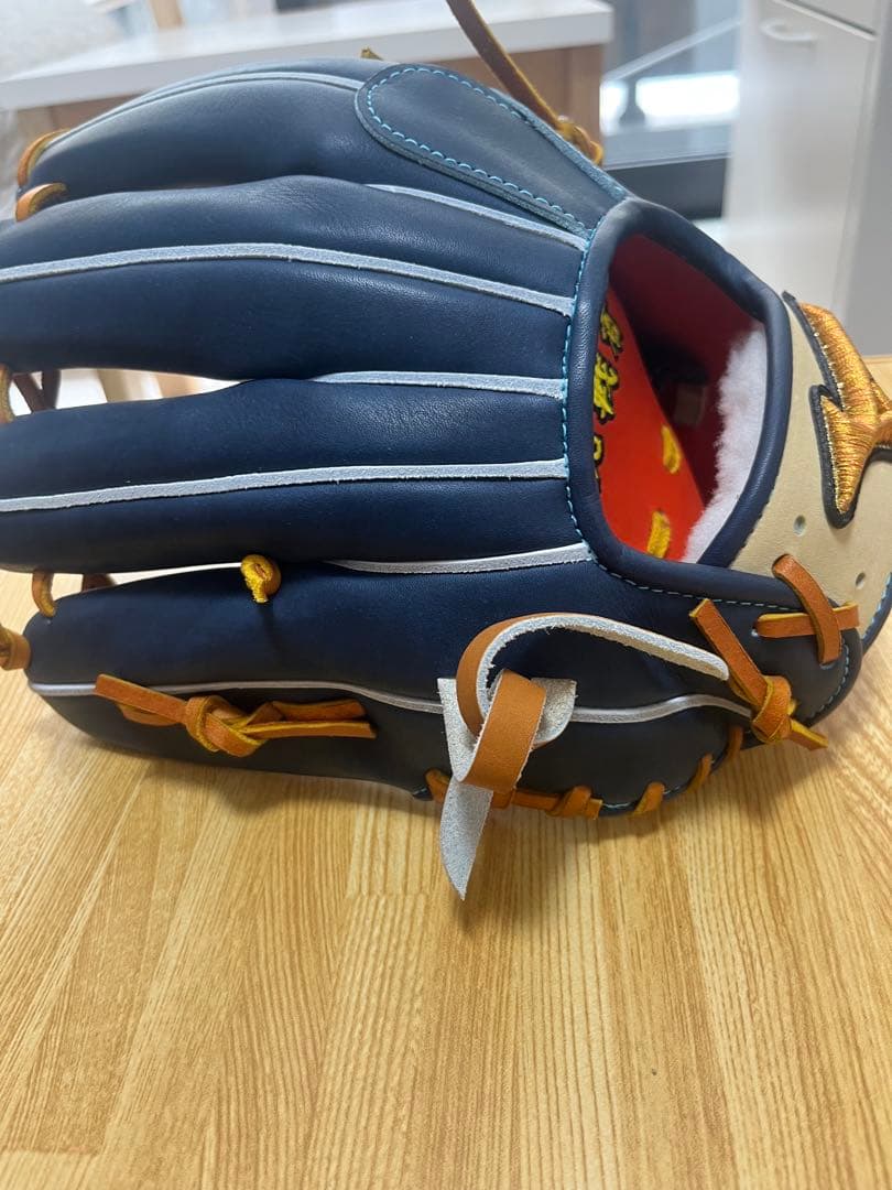 MizunoPro 硬式オーダーグローブ （坂本勇人モデル）Dブルー/ブロンド