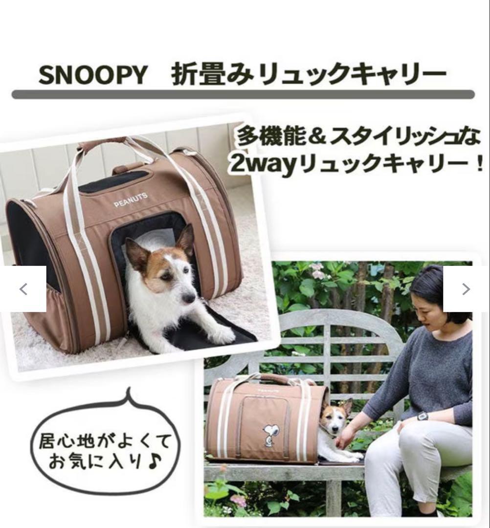 SNOOPY 折畳みリュックキャリー