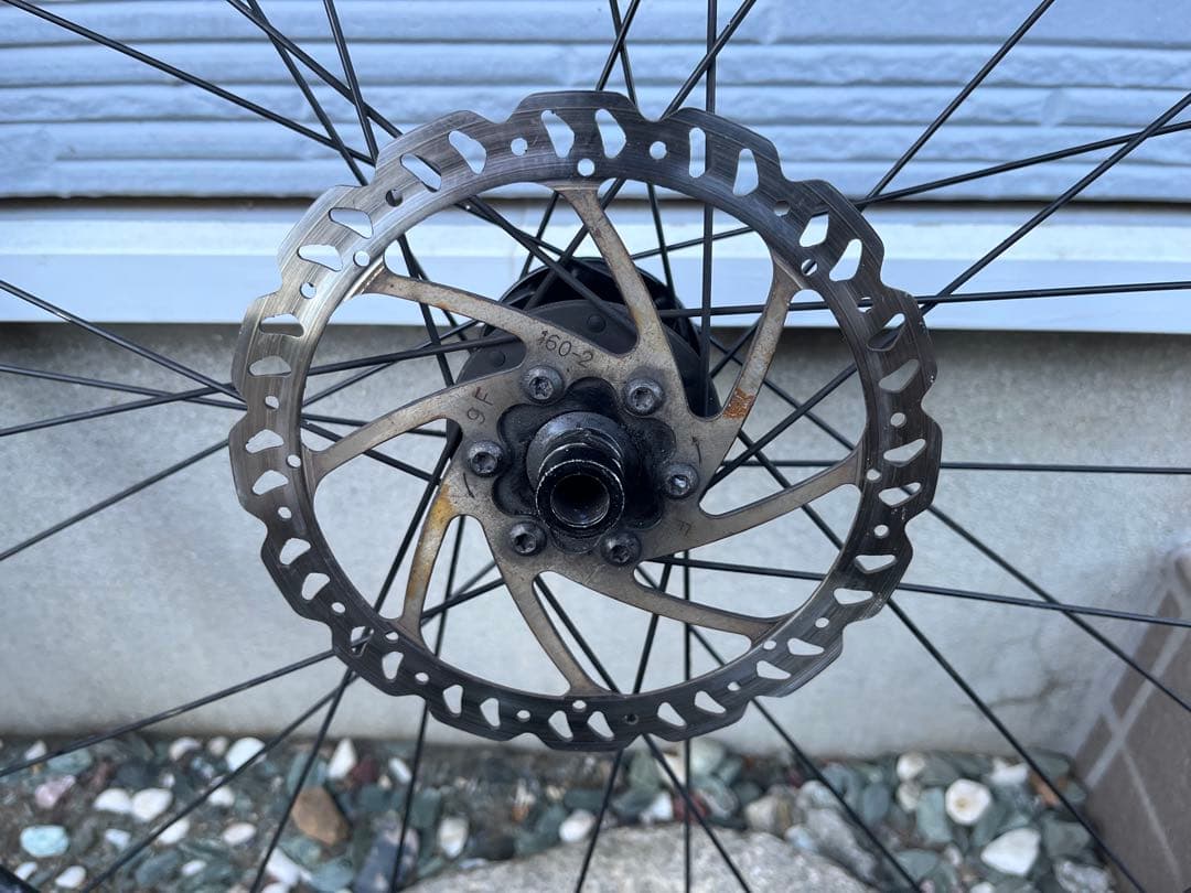 ジャイアントSR2ディスクブレーキホイール前後セット