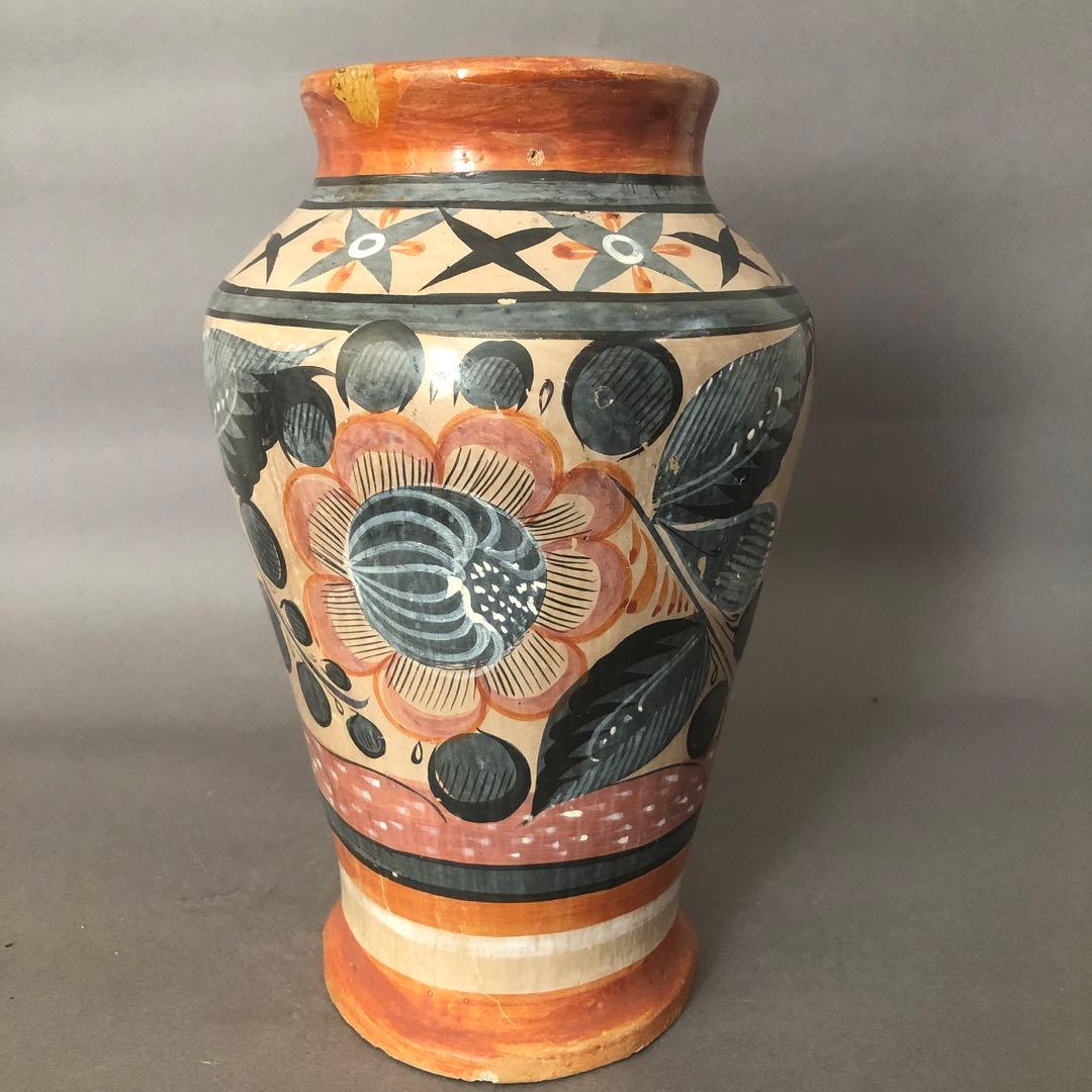 メキシコ　トナラ焼の壺