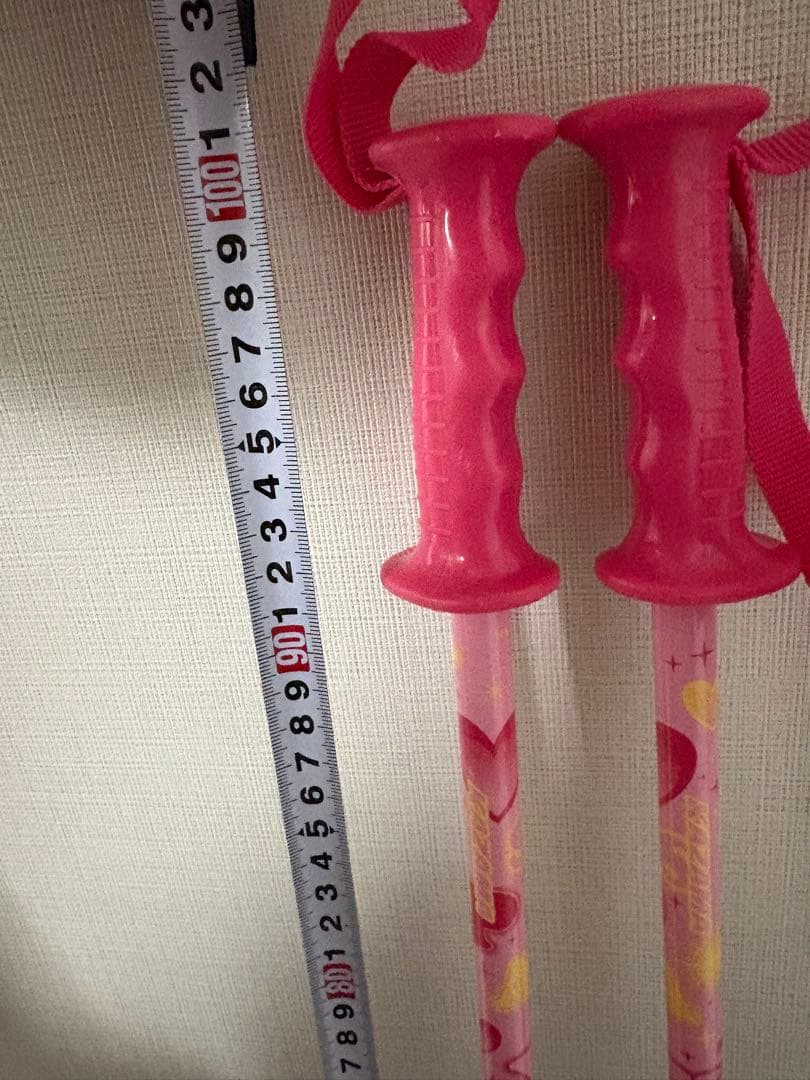 フ*ワ様 子ども用ピンクスキーセット135センチ