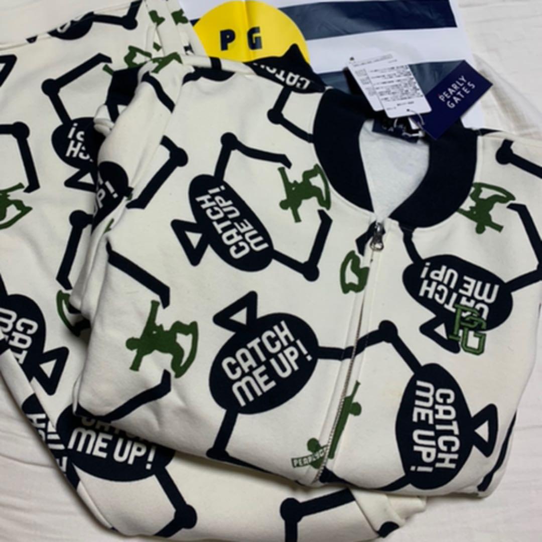 パーリーゲイツ 上5下4size セットアップ ライト裏毛 クレーンゲームプリ