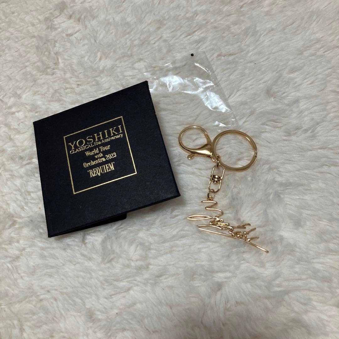 yoshikiゴールドキーホルダー