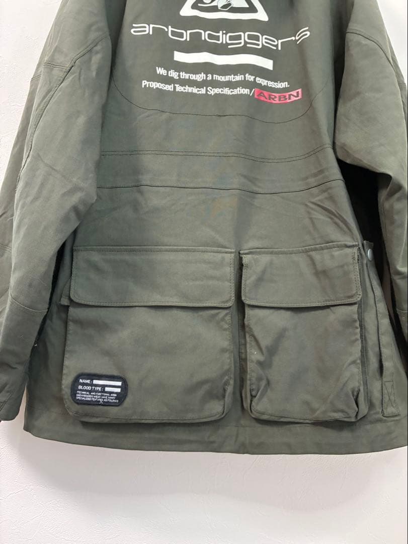 ARBN フード付きジャケット エアーボーン　Mサイズ　スノーボードウェア