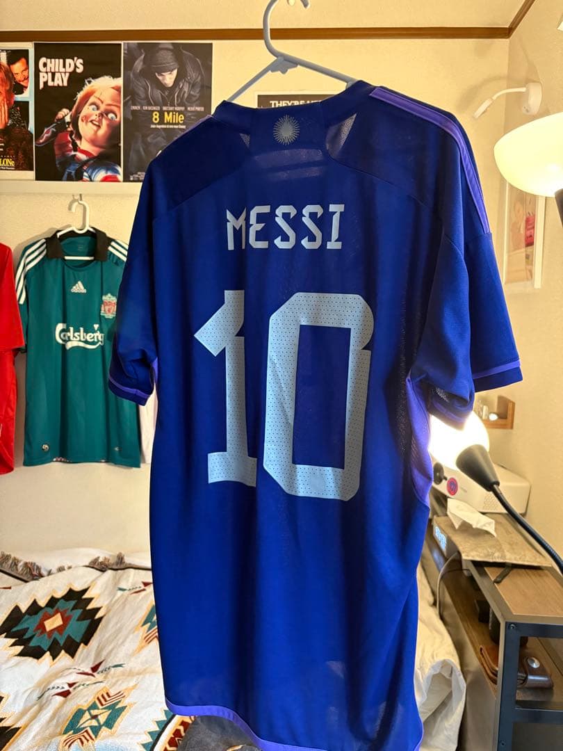 【正規品】激レア！ アルゼンチン代表 2022 アウェイ メッシ ユニフォーム