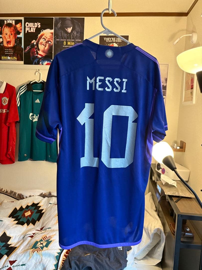 【正規品】激レア！ アルゼンチン代表 2022 アウェイ メッシ ユニフォーム