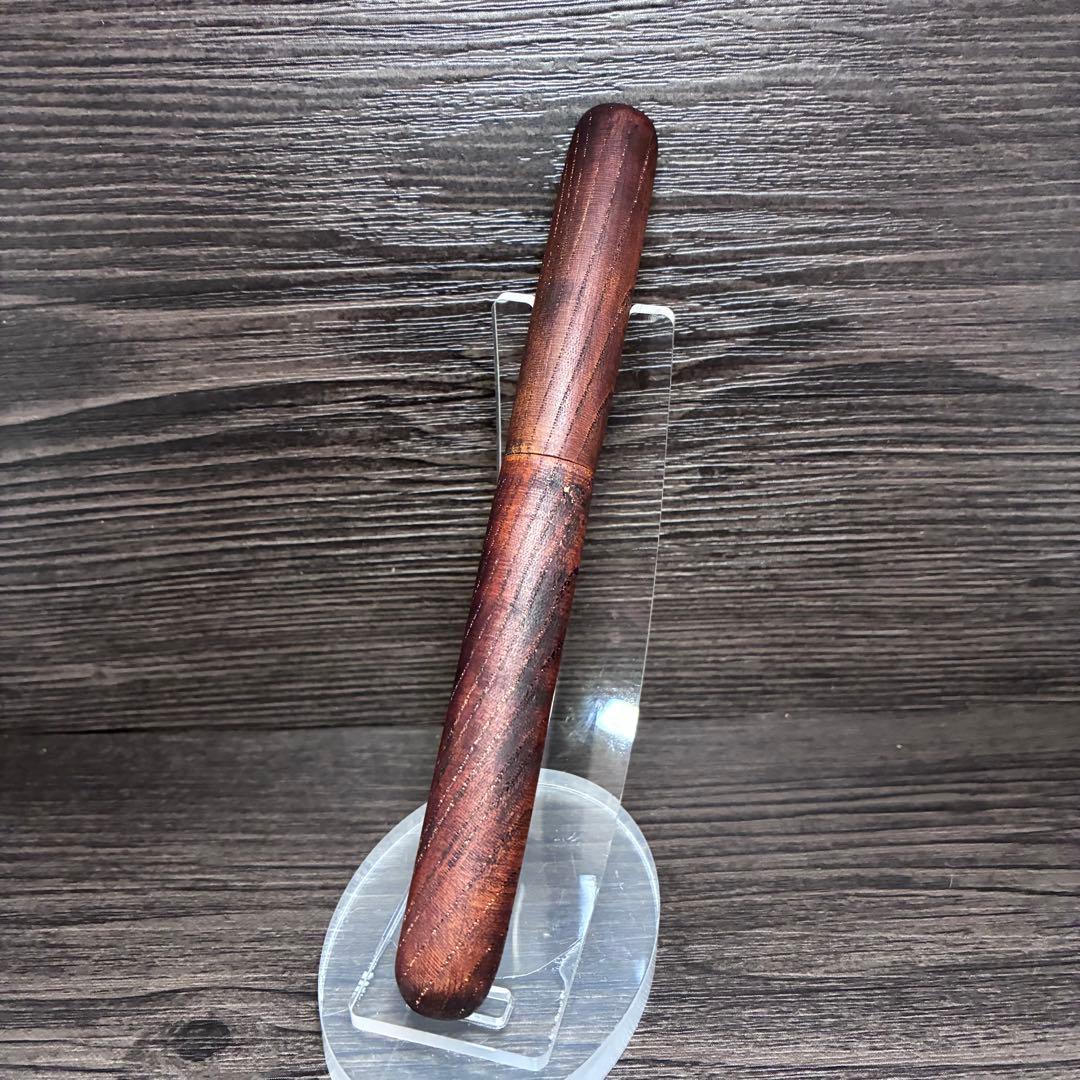 【万年筆】木の棒（欅）拭漆