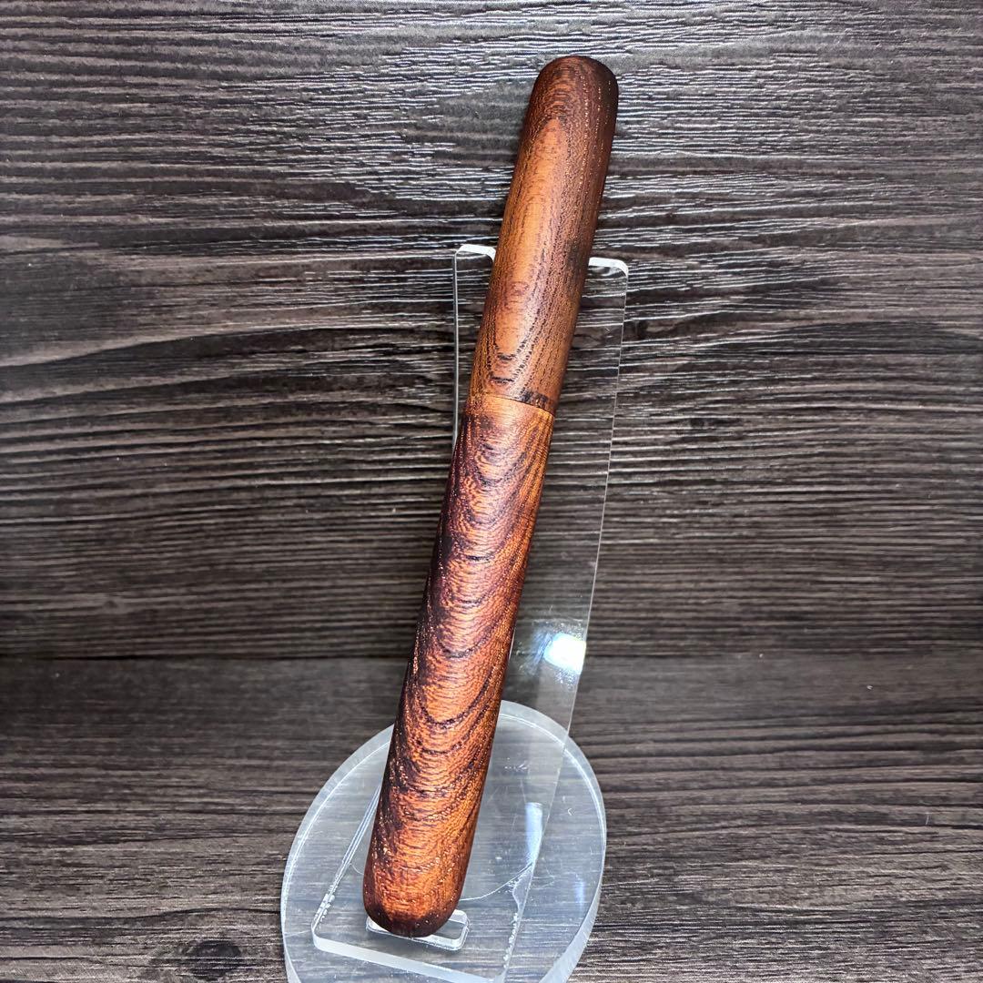 【万年筆】木の棒（欅）拭漆