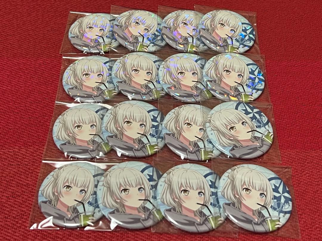 バンドリ マイムジ展 要楽奈 缶バッジ ノーマル ホロ 各8個