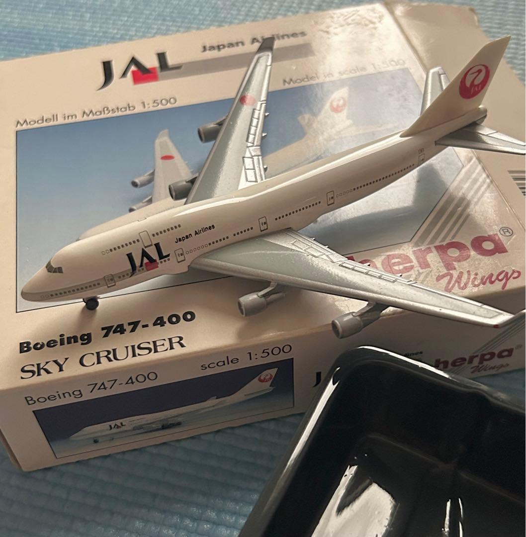 herpa日本航空旧ロゴ♡747-400鶴丸
