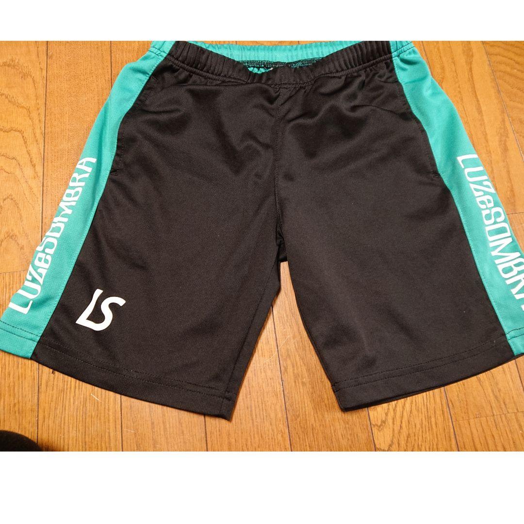 160☆ルースイソンブラ　キッズ　ジャージ上下　プラシャツ　ハーフパンツ　ズボン